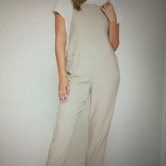 Lindsey Linen Washed Jumpsuit - Picture 2 of 8